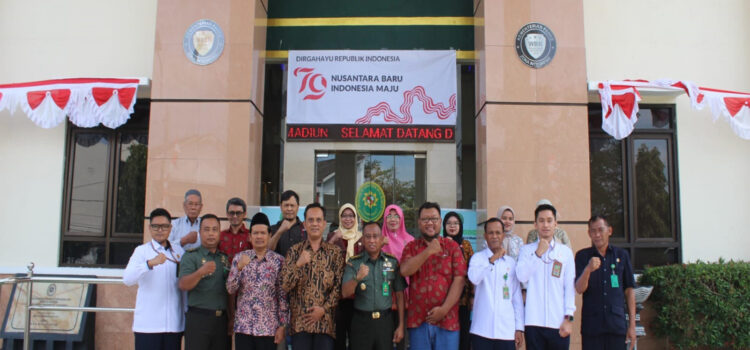 Wujud Mengembangkan Potensi Akademik, FH UNISBA Blitar Study Visit ke Pengadilan Militer III-13 Madiun